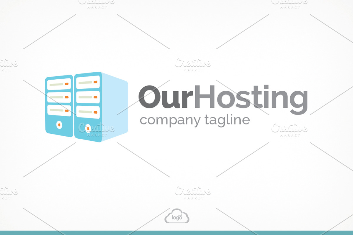 Our Hosting Logo Template, a Branding & Logo Template by Logo Heaven (Photo 1 of 5)