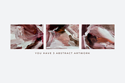 BURGUNDY MODERN EXPRESSIVE ART, a Texture Illustration by identity.ART (Thumbnail 6 of 8)
