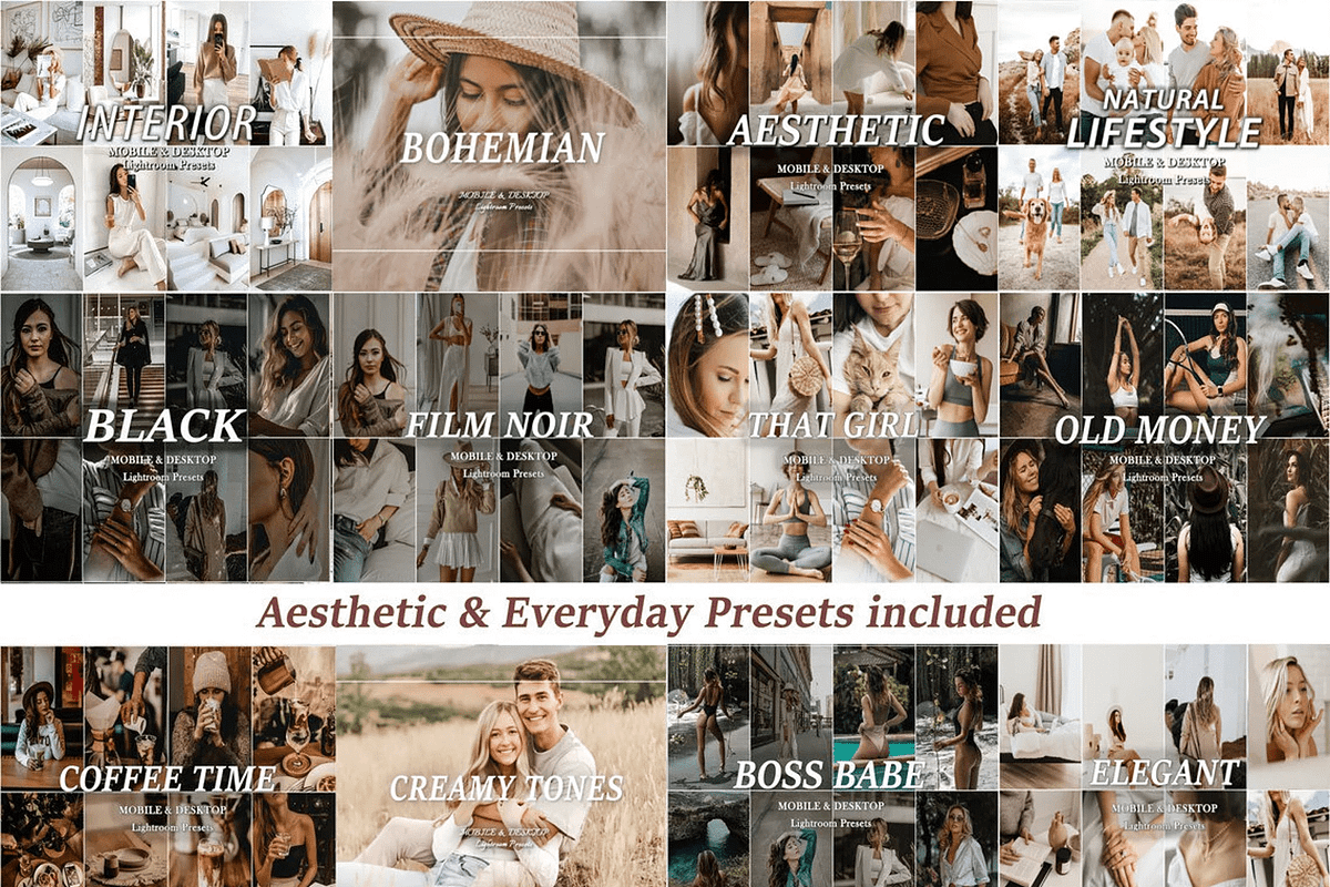 +6000 Lightroom Presets - Bundle., a Preset Add-On by shopifythemes (Photo 4 of 10)