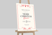 Christmas Welcome Sign Template, a Poster Template by BrandPacks (Thumbnail 2 of 5)