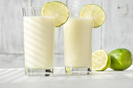 Glasses of brazilian lemonade, a Food & Drink Photo by Alexander Prokopenko