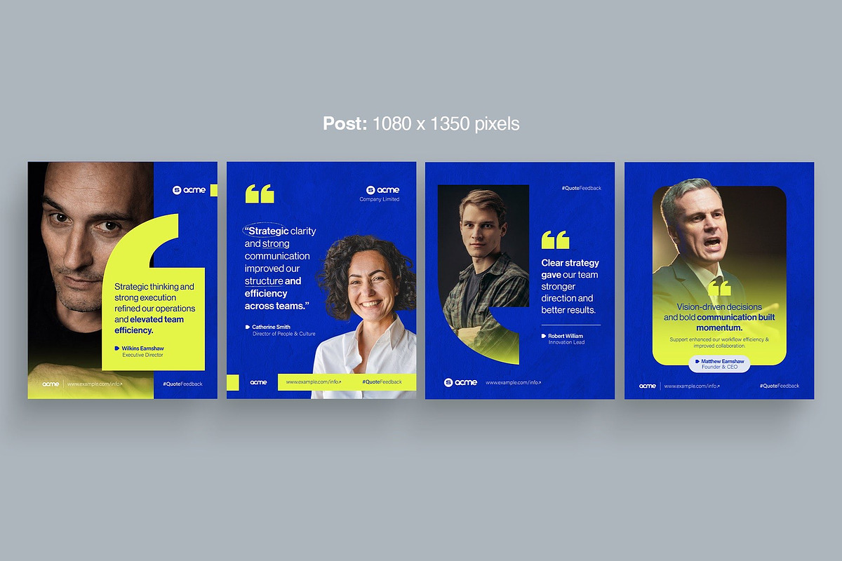 Quote Social Media Template, a Social Media Template by BrandPacks (Photo 4 of 7)