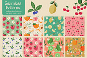 Fresh Fruit Market Clipart & Pattern, an Illustration by The Audacious Brush (Thumbnail 6 of 13)