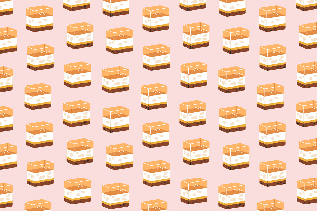 Jelly desserts, seamless patterns, a Pattern Graphic by Good Studio (Photo 2 of 7)