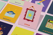 Illustrated task work icon risocards, a Work Illustration by studiomisprint (Thumbnail 8 of 8)