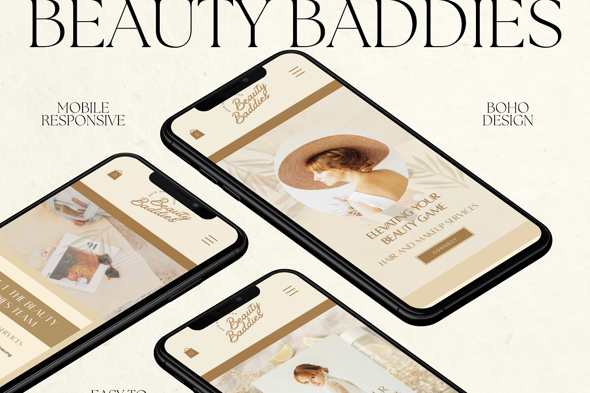 Wix Website Template Small Business, a Wix Template by Branding Babe Co. (Photo 5 of 10)