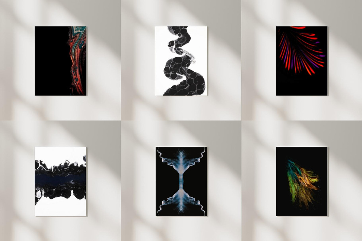 Photo Bundle of Abstract Paintings, a Wallpaper Photo by Susan Wilkinson (Photo 10 of 14)