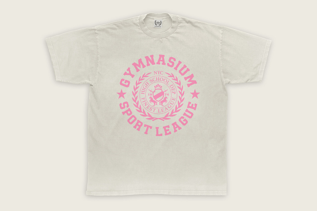 VARSITY Tee | Clothing Production, an Object Graphic by LXXXV | DSGN for Apparel (Photo 2 of 4)