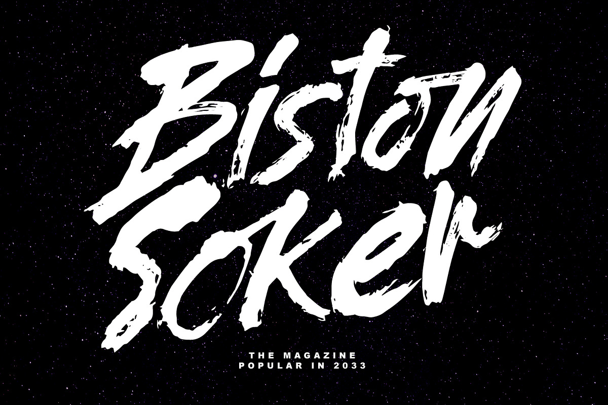 Zhow Badu Handmade Brush Font, a Handwritten Font by Maulana Creative (Photo 3 of 9)