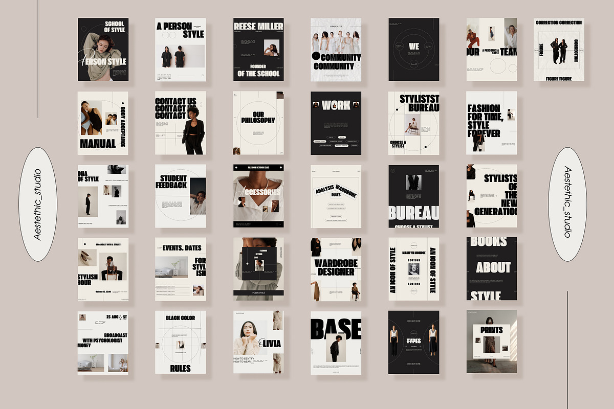 ADAM - Instagram Template Kit, a Templates & Theme by GothicStudio (Photo 10 of 10)