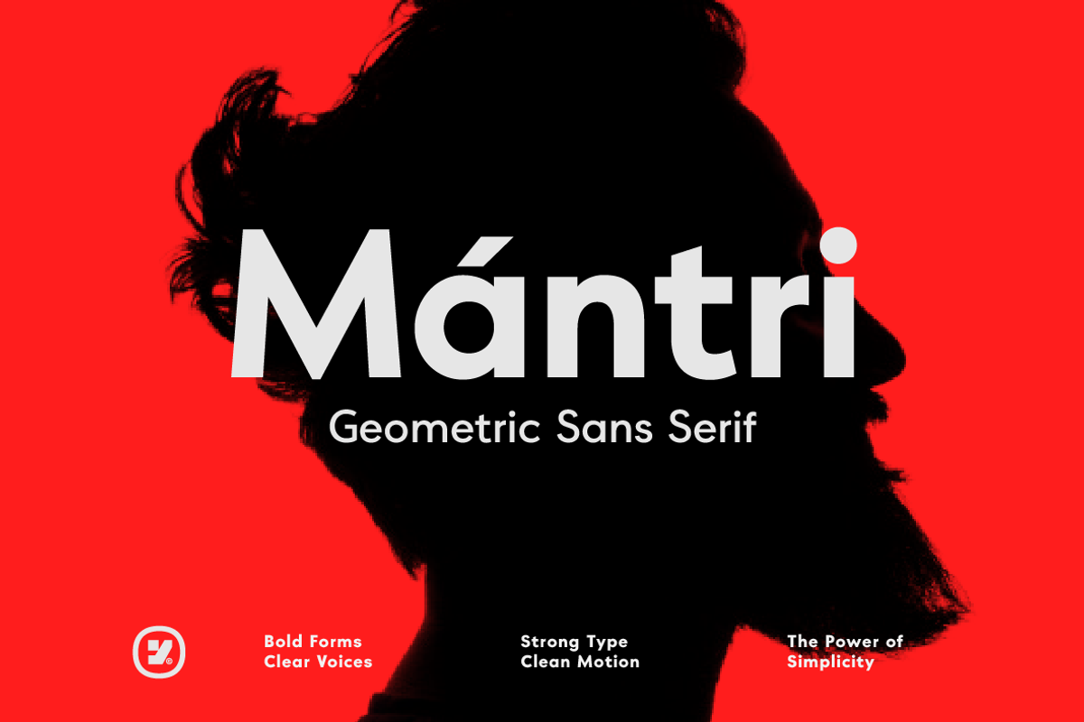 Mantri – Geometric Sans Serif, a Sans Serif Font by Yukita Creative (Photo 1 of 12)