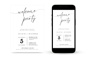 Welcome Party Invitation, an Invitation Template by Earth5168 (Thumbnail 1 of 9)