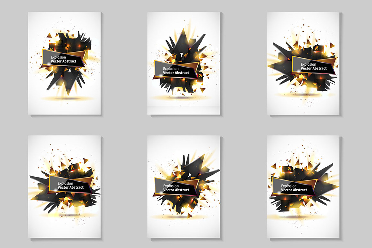 Vector set of abstract objects., an Object Graphic by Nomber_86 (Photo 2 of 8)