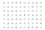 300 Food Hand Drawn Doodle Icons, an Outline Icon by Creative Stall (Thumbnail 2 of 5)