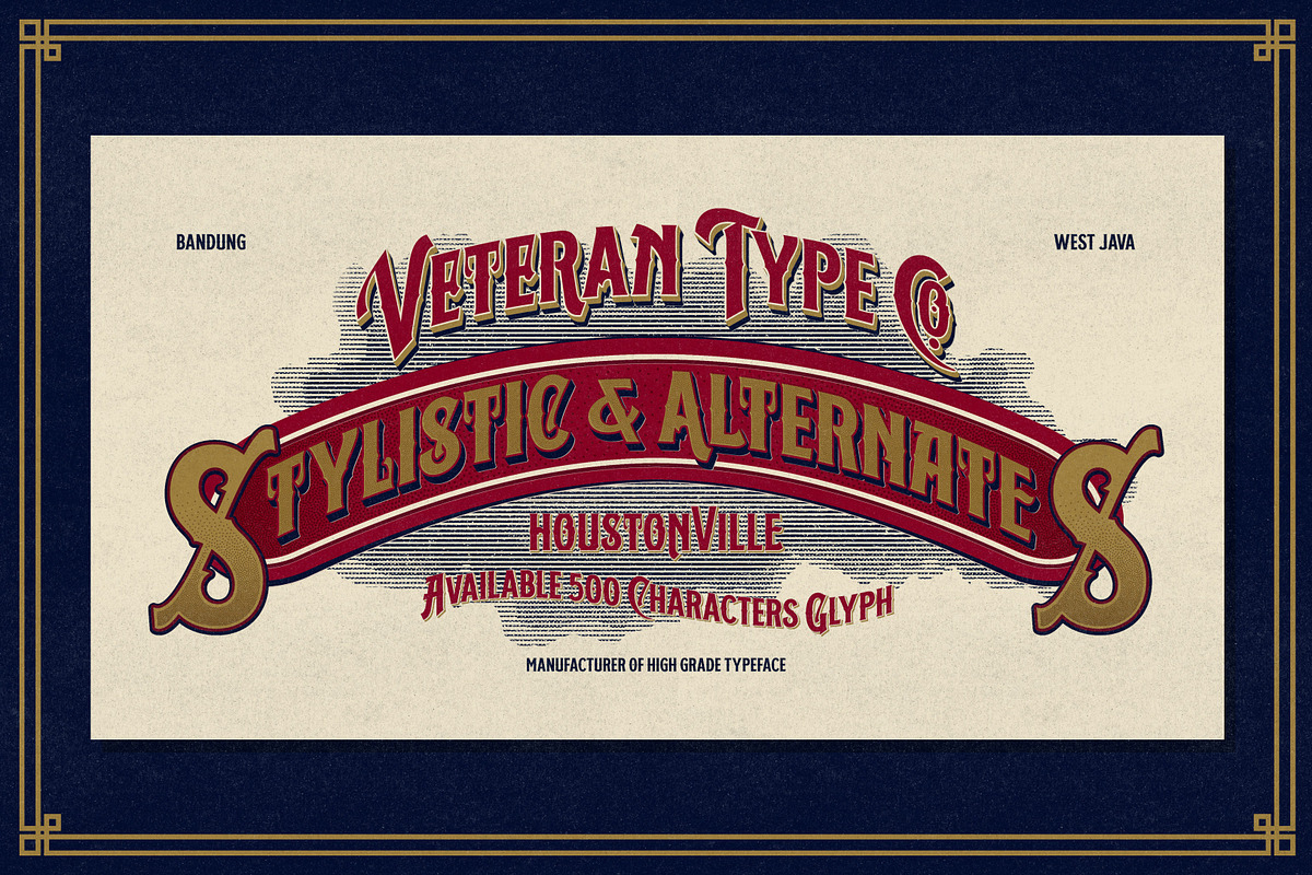 Houstonville - Victorian Font, a Serif Font by Roams Type (Photo 3 of 6)