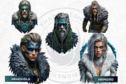 Norse Jotuns Giant Viking Cliparts, a Person Illustration by ThatsDesignArt (Thumbnail 16 of 18)