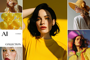 151 Yellow Fashion Stock Images, a Beauty & Fashion Photo by Welovegraphics (Thumbnail 4 of 10)