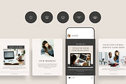 The Executive Coach Canva Templates, a Social Media Template by The Inspired Brand (Thumbnail 2 of 5)