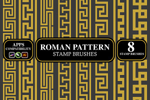 Roman Brush set Procreate, Cdr, & Ai, a Brush Add-On by vectstudio