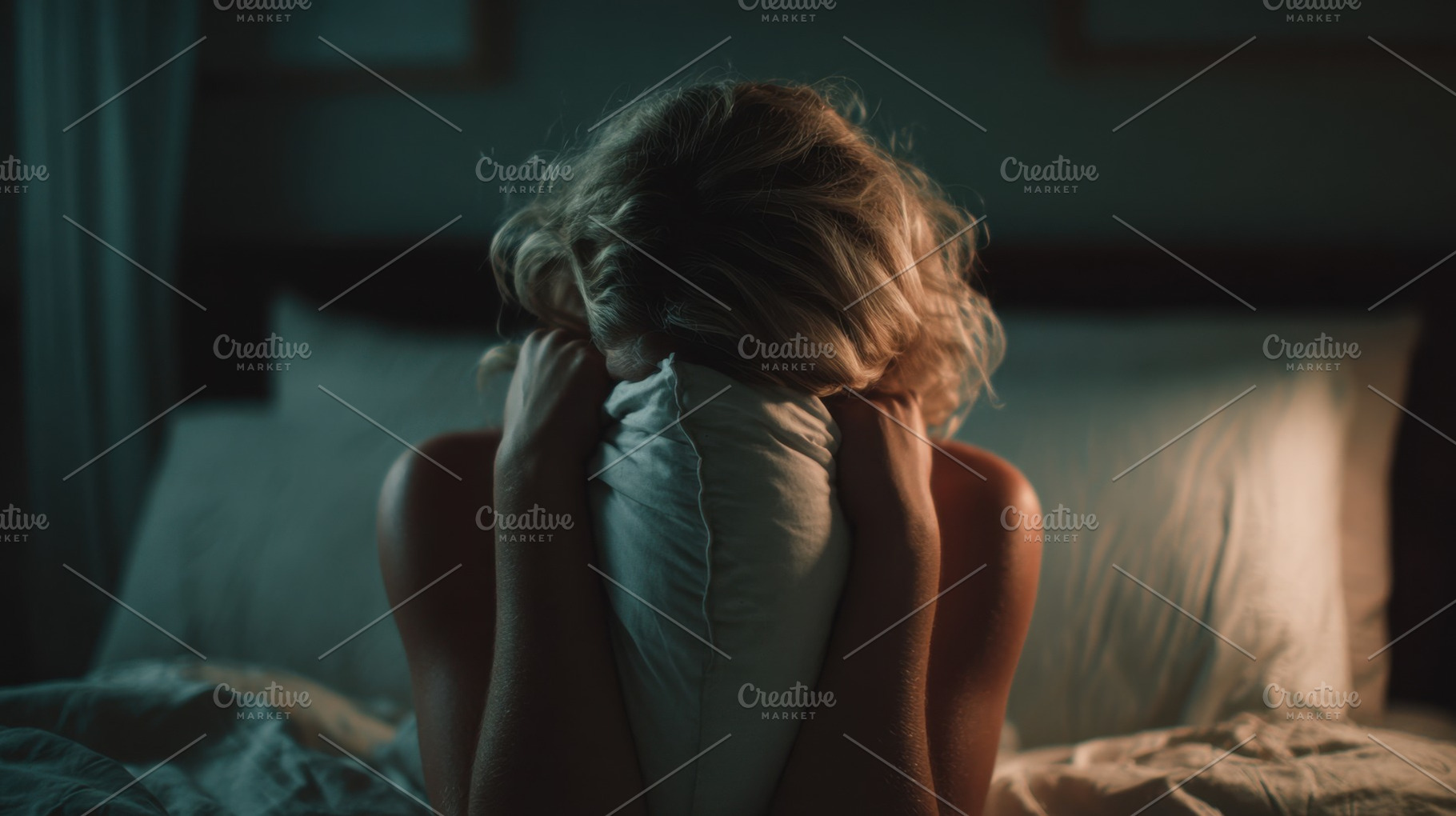 Feeling alone in the dark night, a Photo by Beautiful things