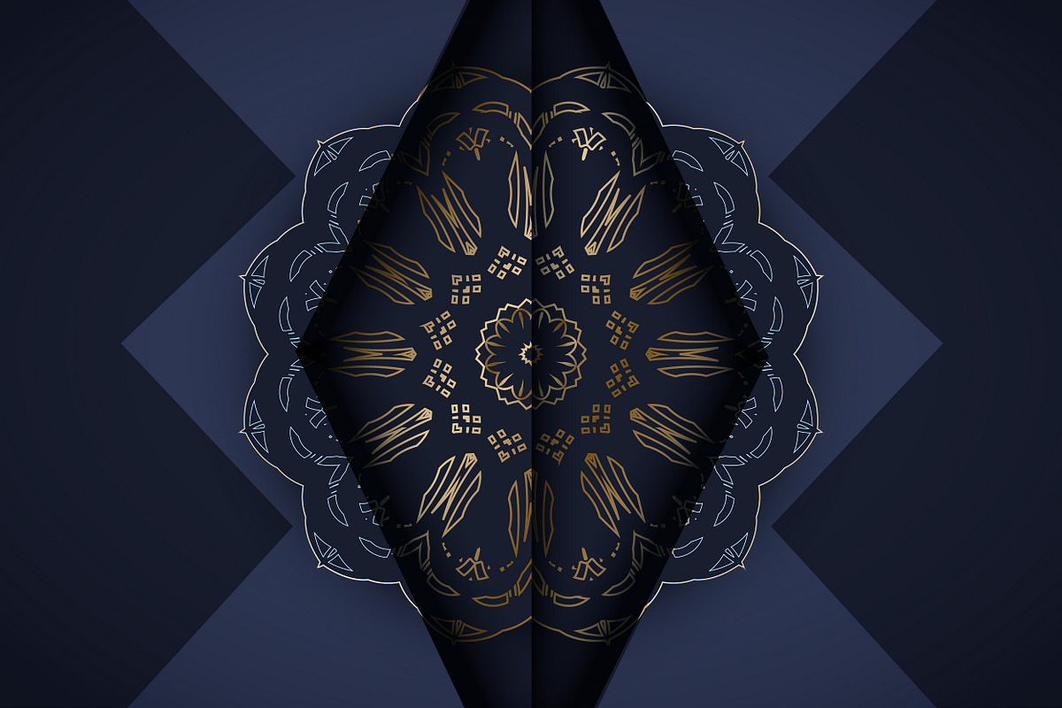 Mandala Ornamental Geometry Bundle, a Background Graphic by NJ Himel (Photo 2 of 92)