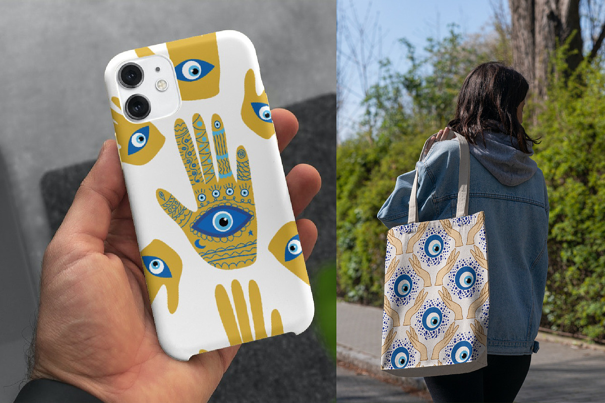 Nazar bonchuk evil eyes patterns, a Pattern Graphic by Michiru13 (Photo 6 of 24)