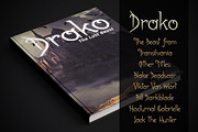 Gabrielle Bloodkador Font, a Symbol Font by pixaroma (Thumbnail 7 of 12)