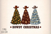 Western Christmas Png, Country Chris, an Illustration by Daily.Designs (Thumbnail 1 of 5)