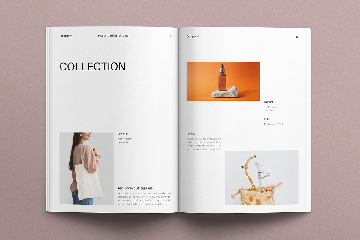 Product Catalog Template, a Brochure Template by E-Type (Photo 6 of 7)
