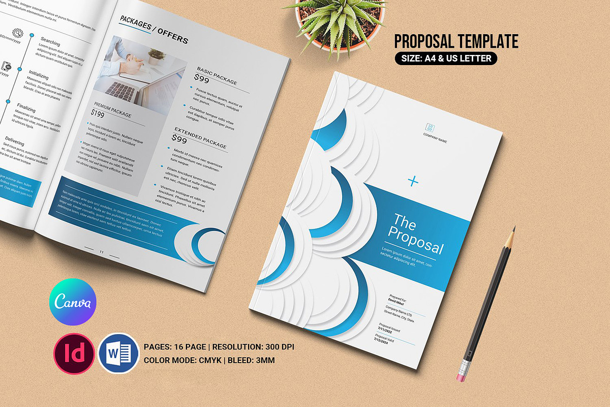 Project Proposal | Business Plan, a Brochure Template by Template Shop (Photo 1 of 5)
