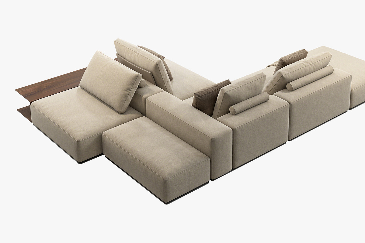 Poliform Westside Sofa set 3, a Furniture 3D Model by 3dmitruk (Photo 11 of 18)