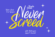 Theatre - Handwritten Brush Typeface, a Handwritten Font by Aksapix Studio (Thumbnail 7 of 7)