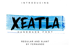 Xeatla Handmade Font