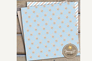 Boy Bunny Rabbit Digital Paper, a Pattern Graphic by JennyL Designs (Thumbnail 3 of 5)