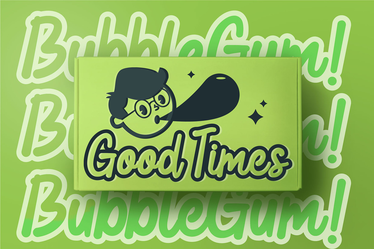 Lime Lines a Script Cartoon Font, a Script Font by Rasiorise Studio (Photo 2 of 11)