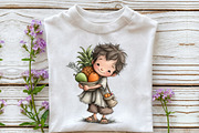 Summer Beach Kids Clipart Bundle, a Seasonal Illustration by OK Design (Thumbnail 5 of 6)