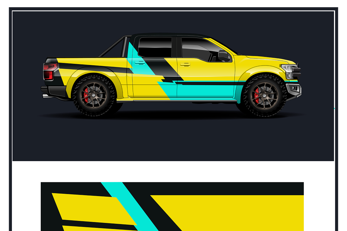 Vibrant Truck Wrap Design, a Work Illustration by CarWrap design (Photo 4 of 4)