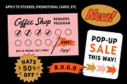 Sale/Shop Sticker Illustration Pack, an Illustration by Josty (Thumbnail 4 of 6)