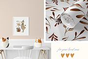 Nursery watercolor clipart, an Animal Illustration by Artcard Watercolor (Thumbnail 18 of 25)