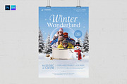 Winter Wonderland Poster Template, a Poster Template by BrandPacks (Thumbnail 1 of 5)