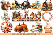Fall Autumn Clipart, an Illustration by cherrydesign (Thumbnail 1 of 3)
