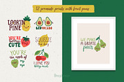 Friut party. Graphic collection, a Decorative Illustration by MagicForestory (Thumbnail 7 of 9)