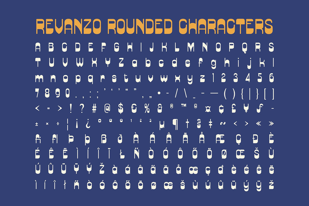 Revanzo Rounded, a Sans Serif Font by Craft Supply Co. (Photo 8 of 8)