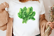 Watercolor Green Garden Clipart, an Illustration by Canvas Craft (Thumbnail 5 of 7)