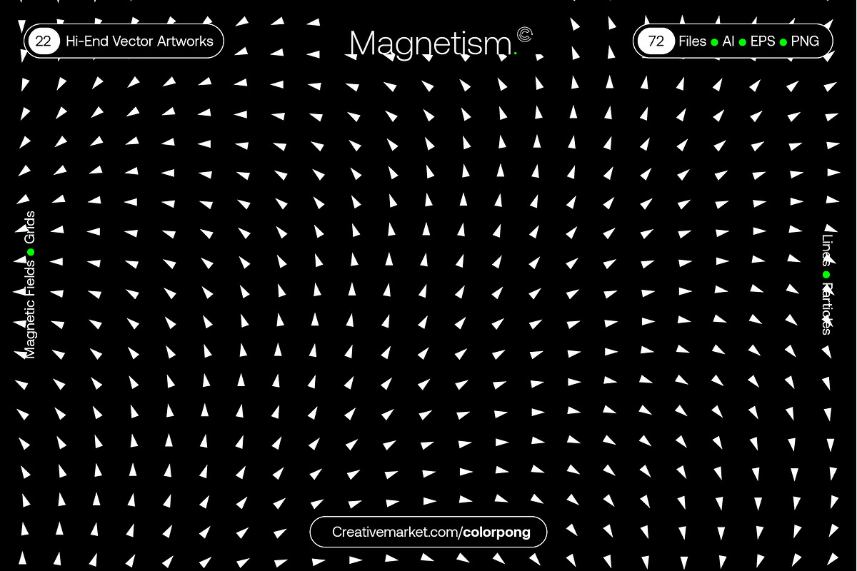 Magnetism - Vector Bundle, a Pattern Graphic by Colorpong (Photo 5 of 14)