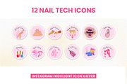 Nail Tech Icons Instagram Highlight, a Social Media Template by Snapybiz (Thumbnail 5 of 8)