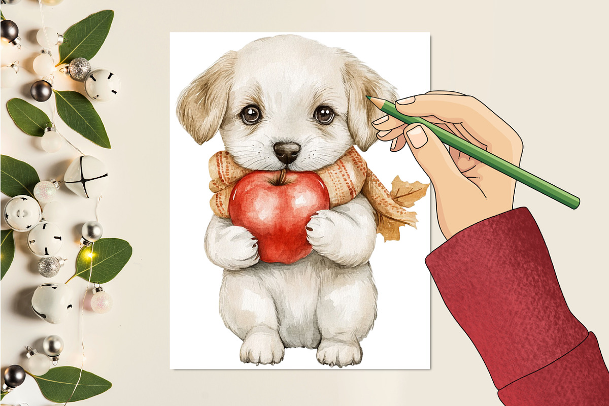 Autumn Cute Animals Clipart, an Illustration by CitraGraphics (Photo 7 of 7)