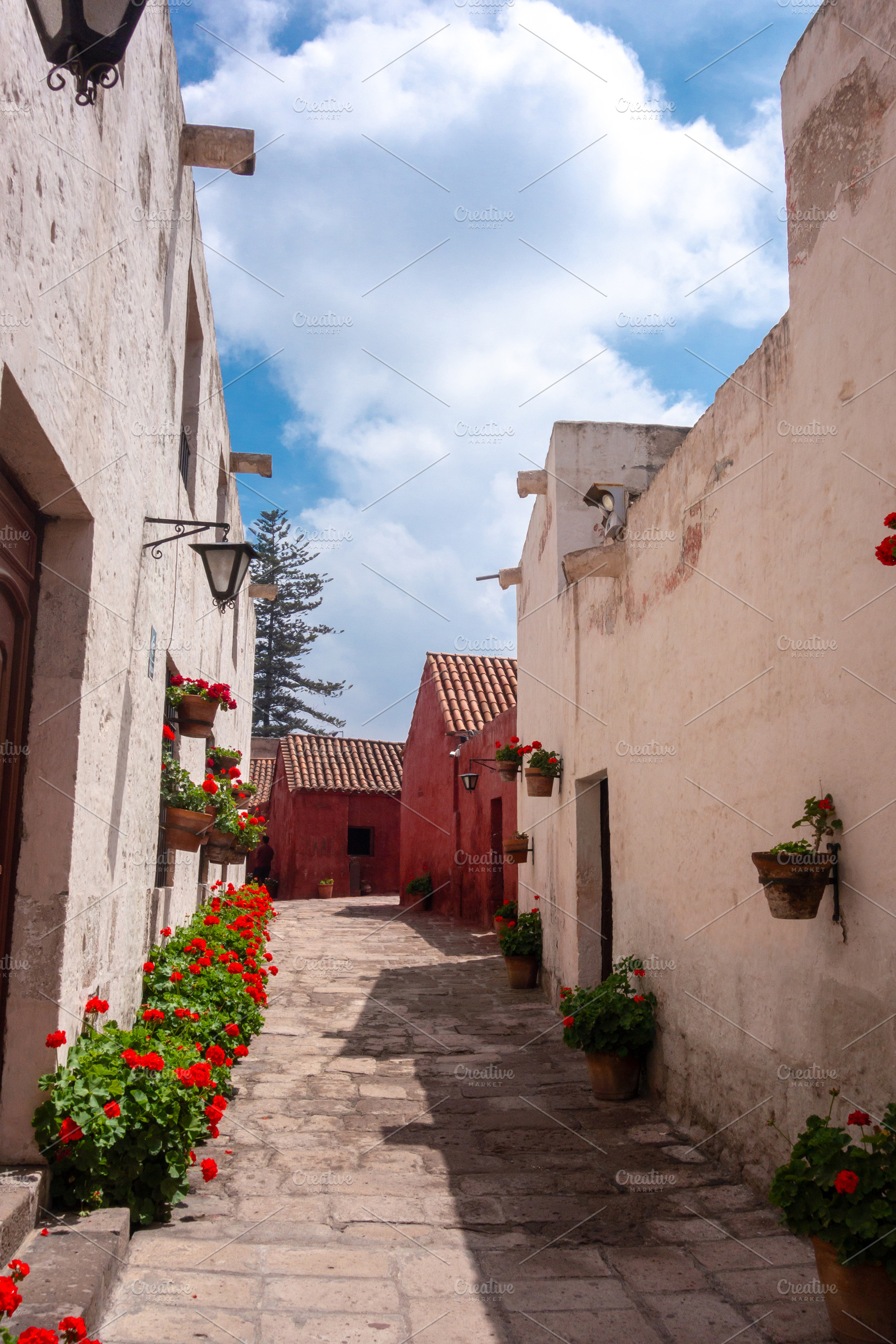 Inner Courtyards and Gardens at Santa Catalina Monastery, Arequi, a Photo by GoodGoods