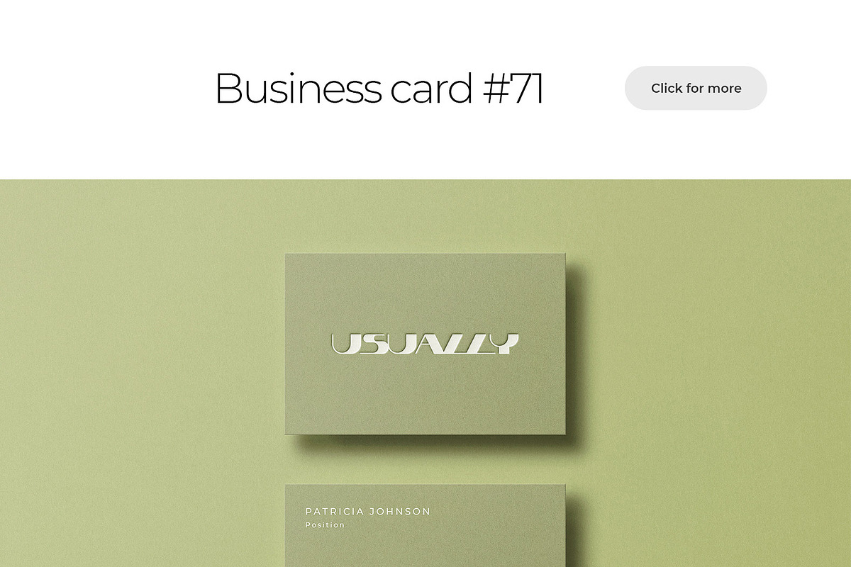 Business Card Mockup Template Bundle, a Business Card Template by PrintPixel (Photo 34 of 104)