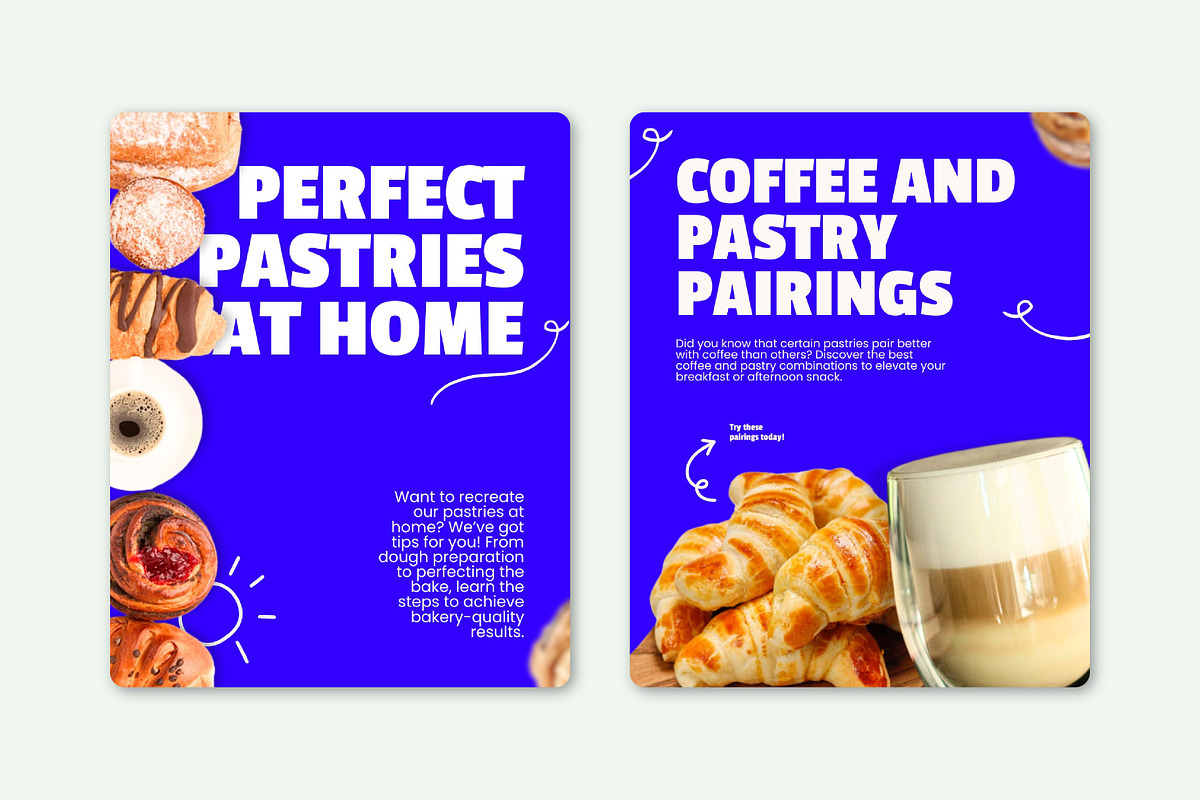 Canva Pastry Instagram Kit Template, a Design Template by SecondBrain Store (Photo 5 of 10)